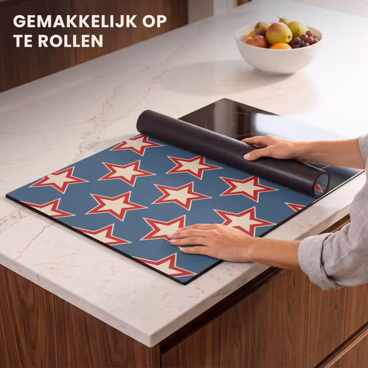 Inductie beschermer - Ster - Klassiek - Blauw — 7