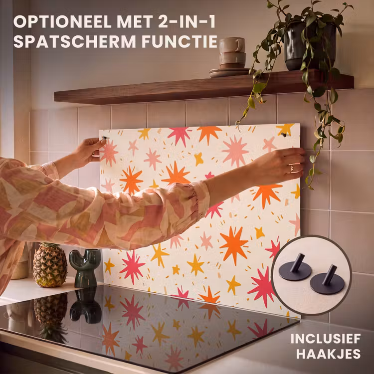 Inductie beschermer - Sterren - Speels - Kleurrijk — 10