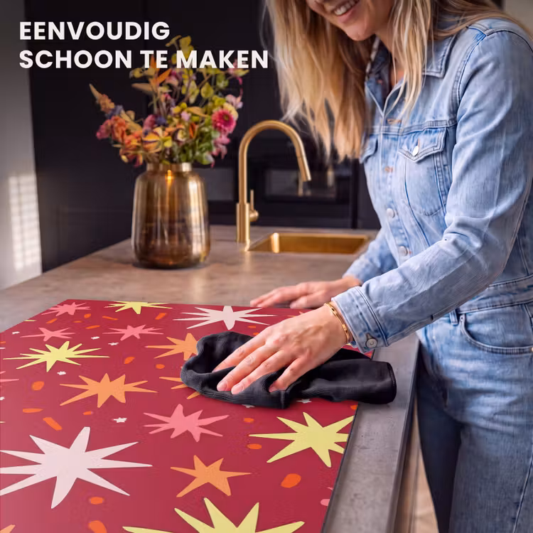Inductie beschermer - Sterren - Speels - Rood — 6