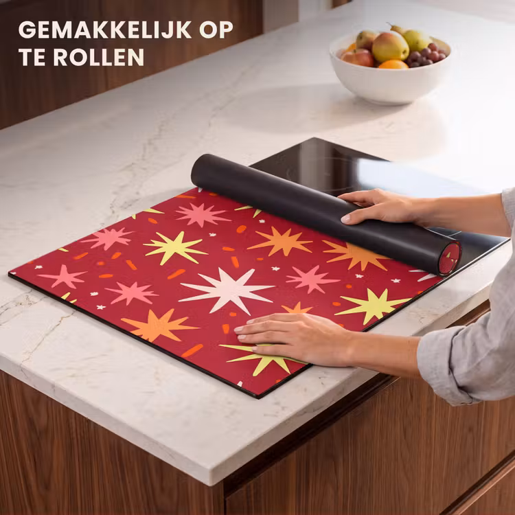 Inductie beschermer - Sterren - Speels - Rood — 7