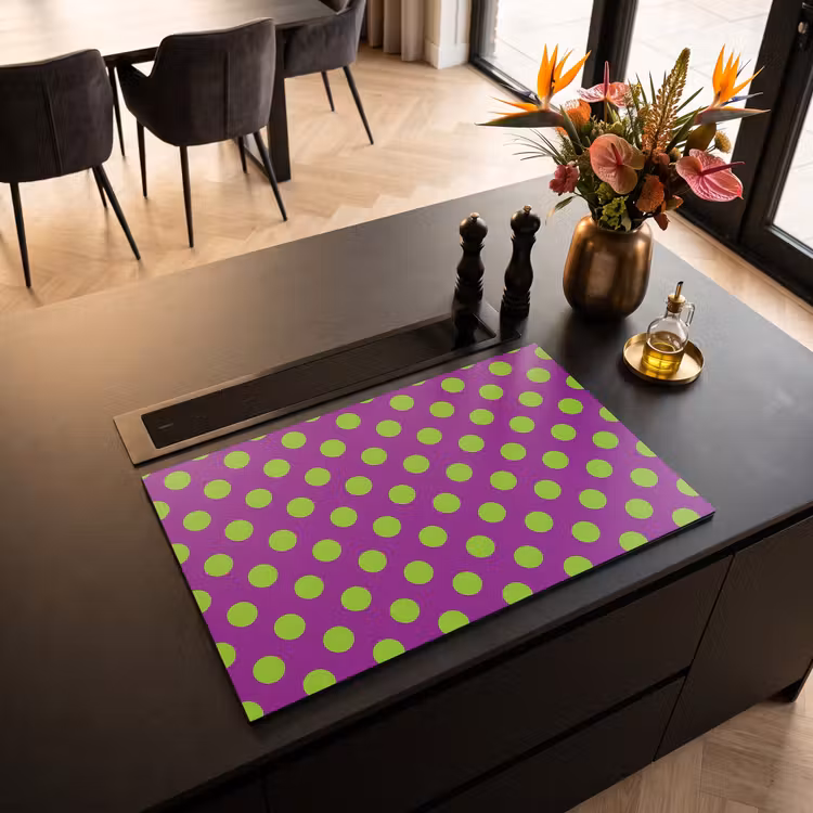 Inductie beschermer - Stippen - Klassiek - Groen — 5