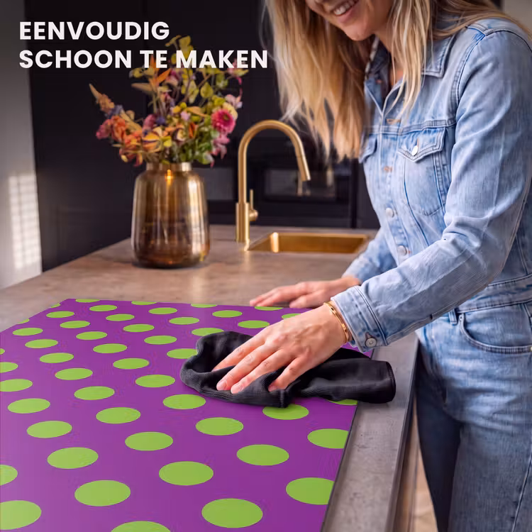 Inductie beschermer - Stippen - Klassiek - Groen — 6