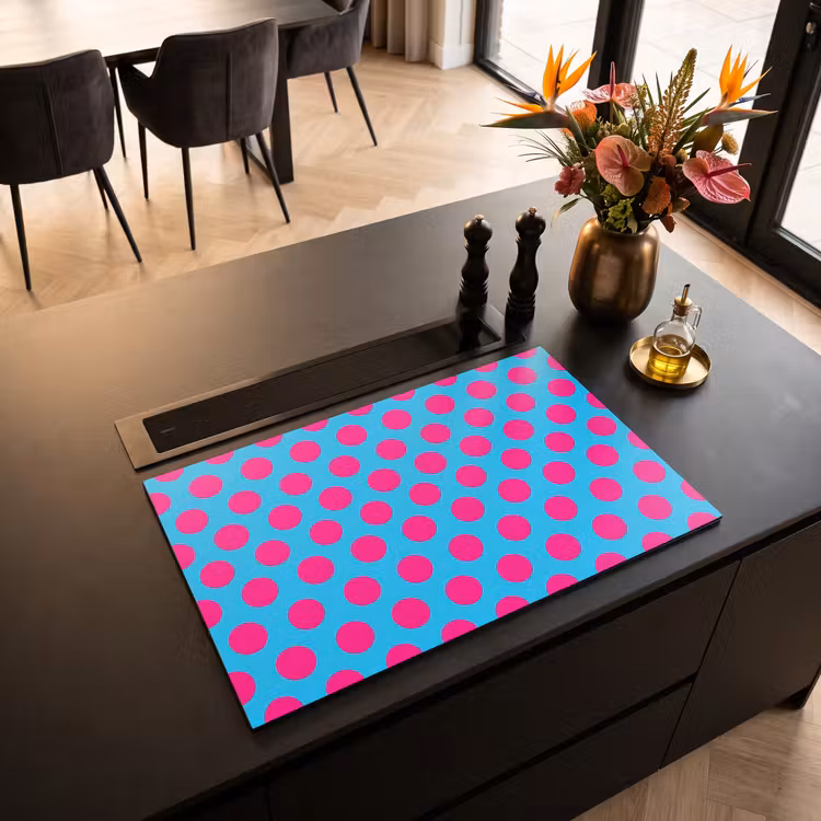Inductie beschermer - Stippen - Klassiek - Roze — 5