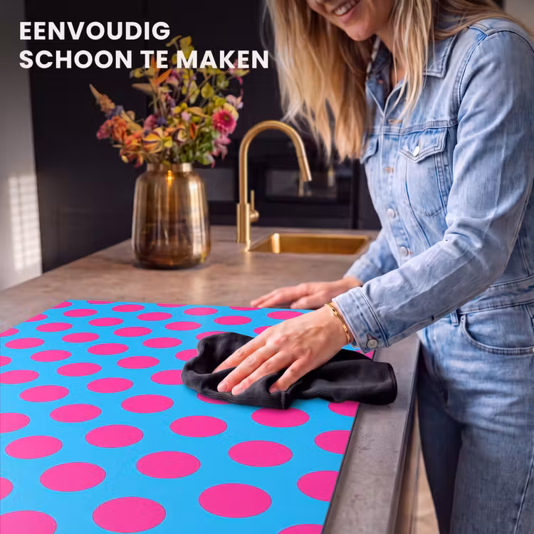 Inductie beschermer - Stippen - Klassiek - Roze — 6