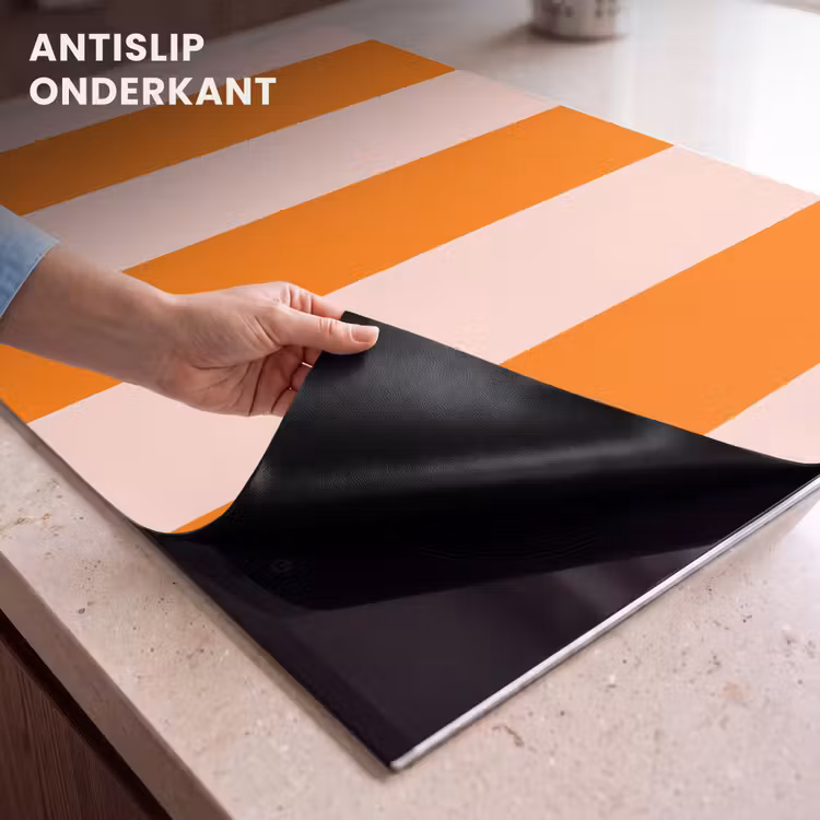 Inductie beschermer - Strepen - Modern - Oranje — 9