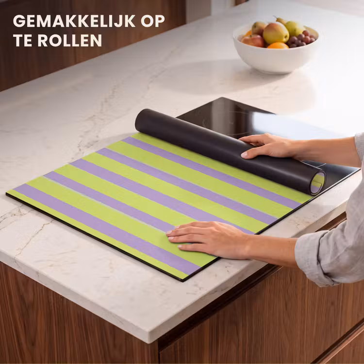 Inductie beschermer - Strepen - Patroon - Groen — 7