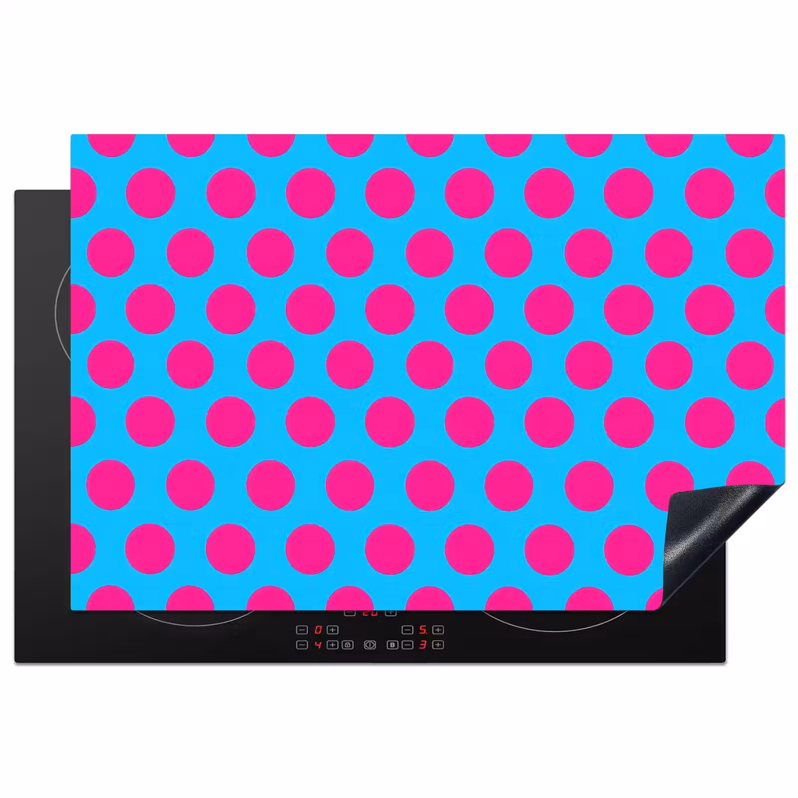 Inductie beschermer - Stippen - Klassiek - Roze — 1