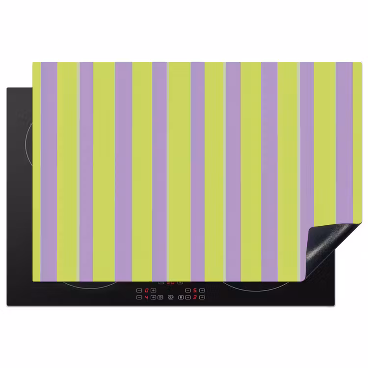 Inductie beschermer - Strepen - Patroon - Groen — 1