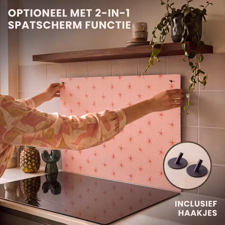 Inductie beschermer - Sterretjes - Patroon - Oranje — 10