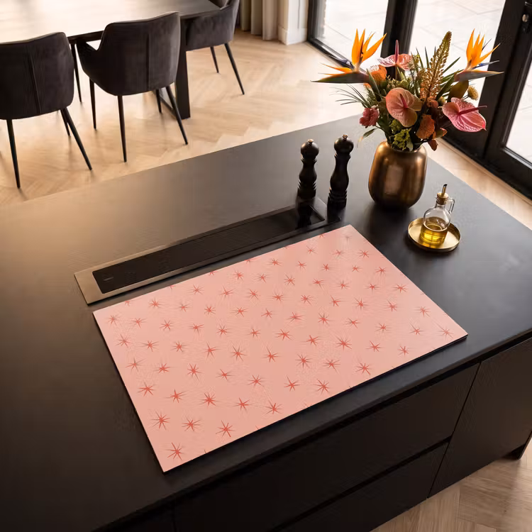 Inductie beschermer - Sterretjes - Patroon - Oranje — 5