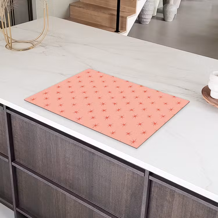 Inductie beschermer - Sterretjes - Patroon - Oranje — 8