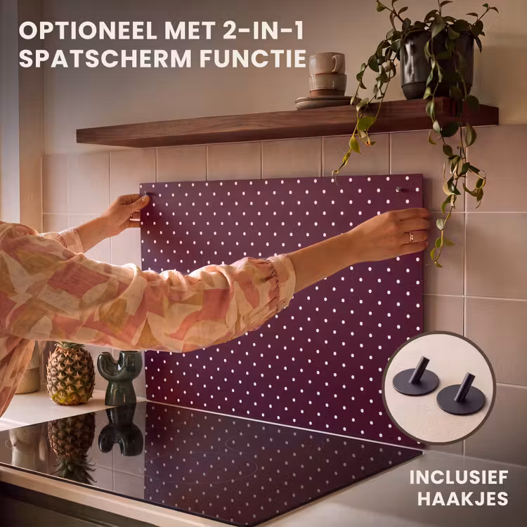 Inductie beschermer - Stippen - Modern - Paars — 10
