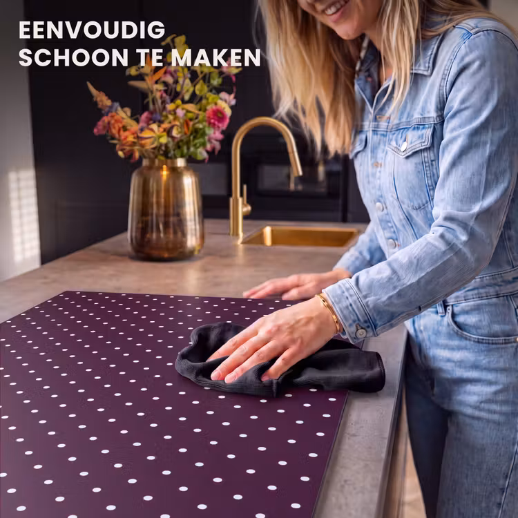 Inductie beschermer - Stippen - Modern - Paars — 6