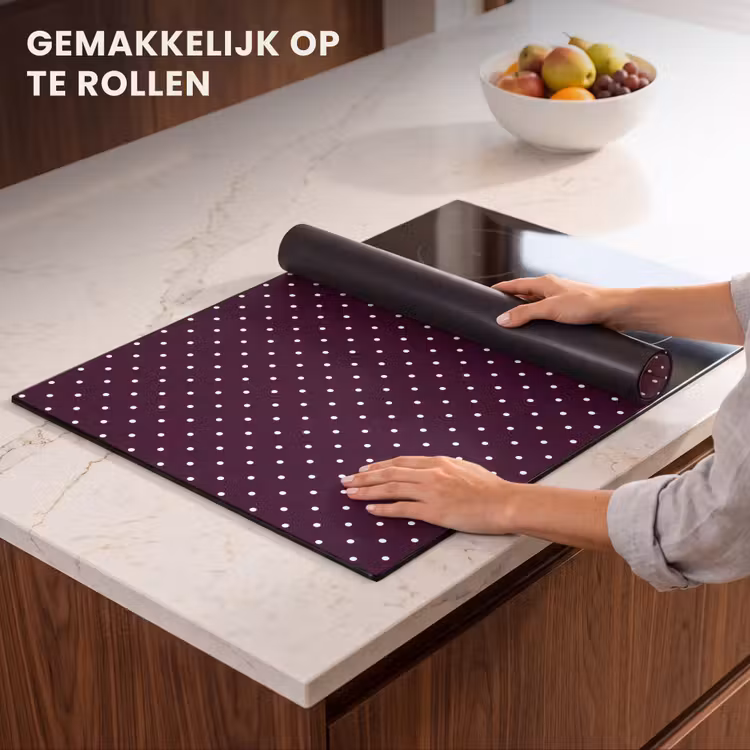 Inductie beschermer - Stippen - Modern - Paars — 7
