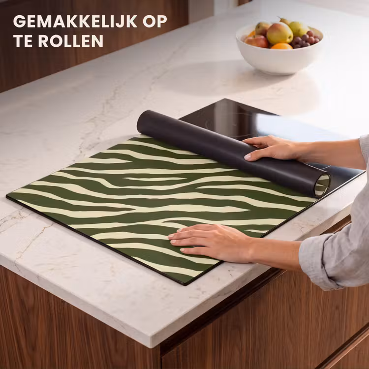 Inductie beschermer - Zebra - Patroon - Groen — 7