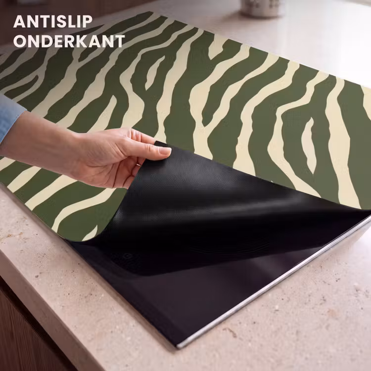 Inductie beschermer - Zebra - Patroon - Groen — 9