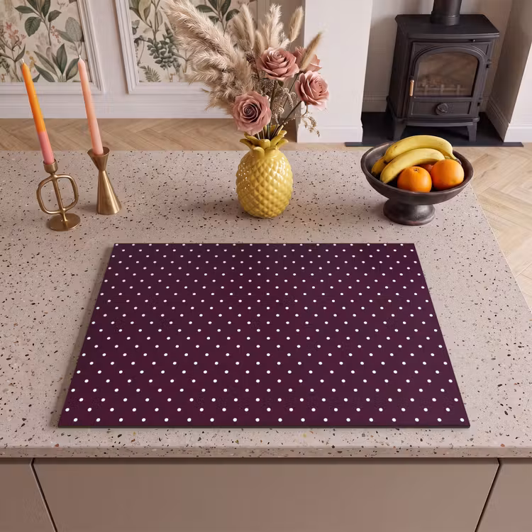 Inductie beschermer - Stippen - Modern - Paars — 2
