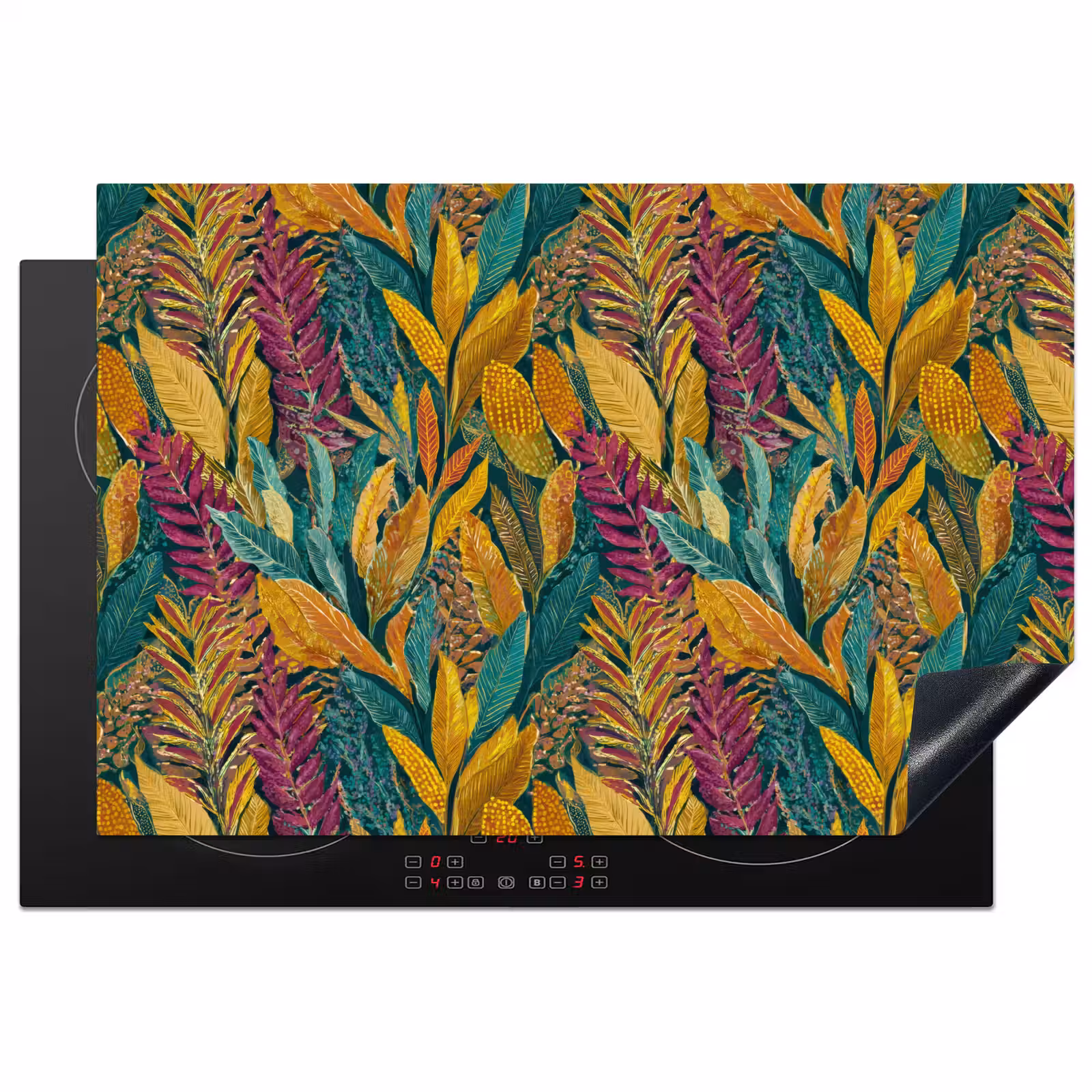 Inductie beschermer - Tropische - Botanisch - Patroon - Kleurrijk - Exotisch — 1