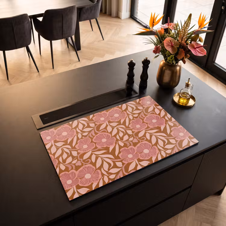 Inductie beschermer - Sfeer - Bloemen - Roze — 5