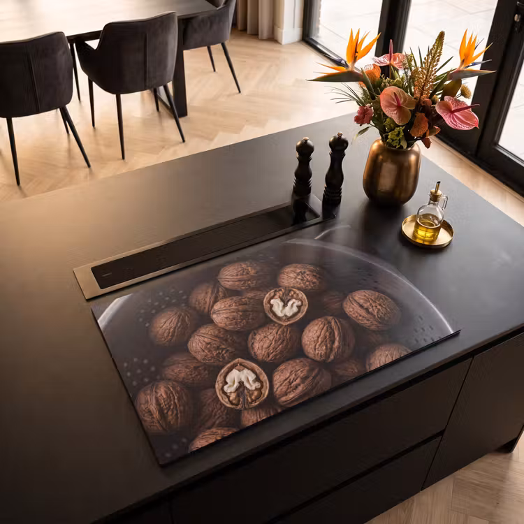 Inductie beschermer - Walnoot - Eten - Donker — 5