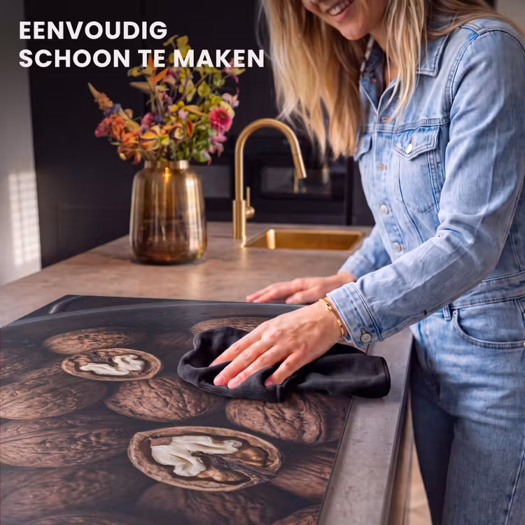 Inductie beschermer - Walnoot - Eten - Donker — 6