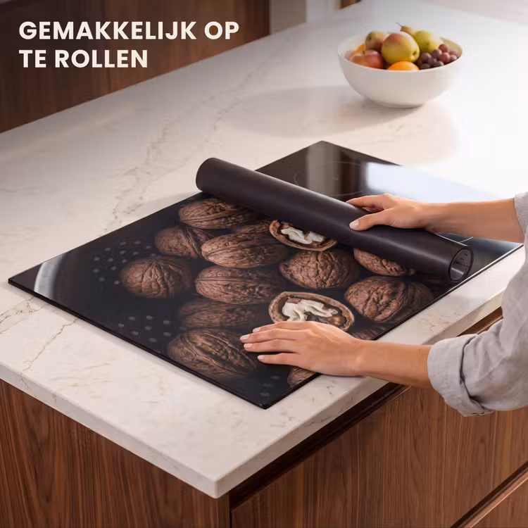 Inductie beschermer - Walnoot - Eten - Donker — 7