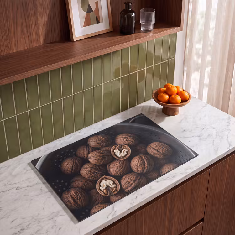 Inductie beschermer - Walnoot - Eten - Donker — 8