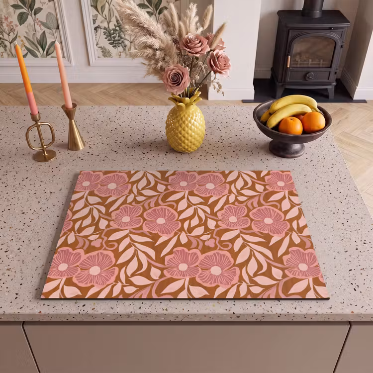 Inductie beschermer - Sfeer - Bloemen - Roze — 2