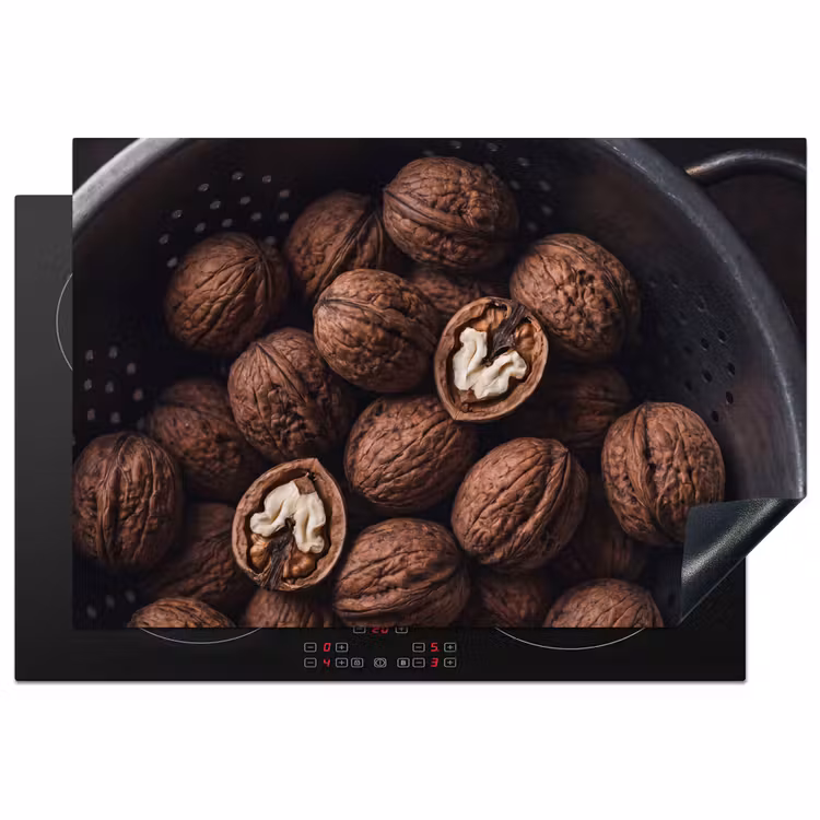 Inductie beschermer - Walnoot - Eten - Donker — 1