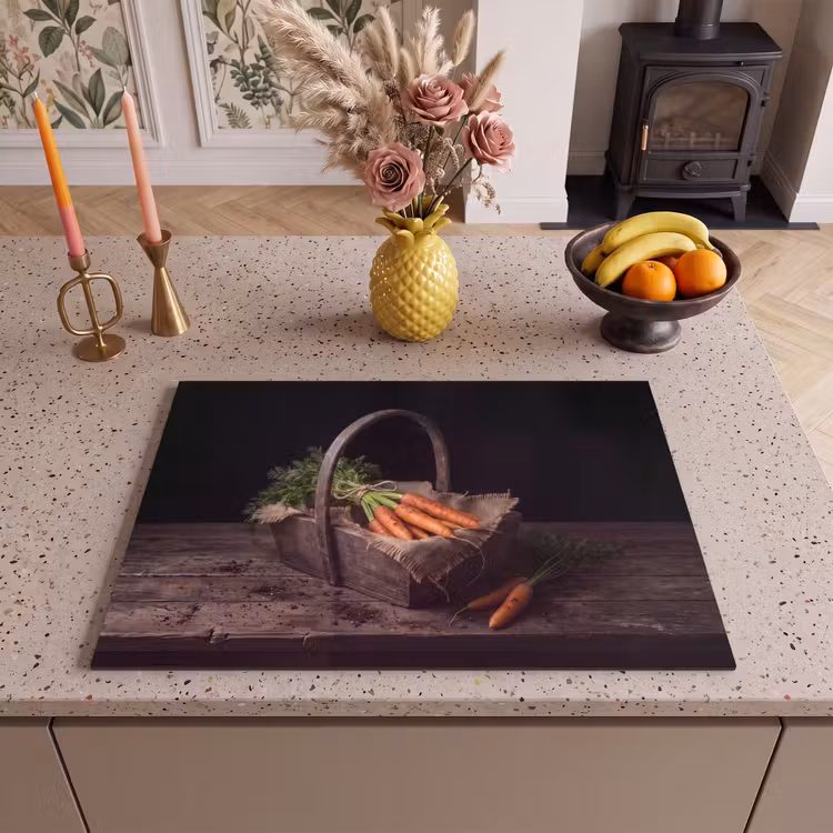 Inductie beschermer - Wortels - Mand - Eten — 2