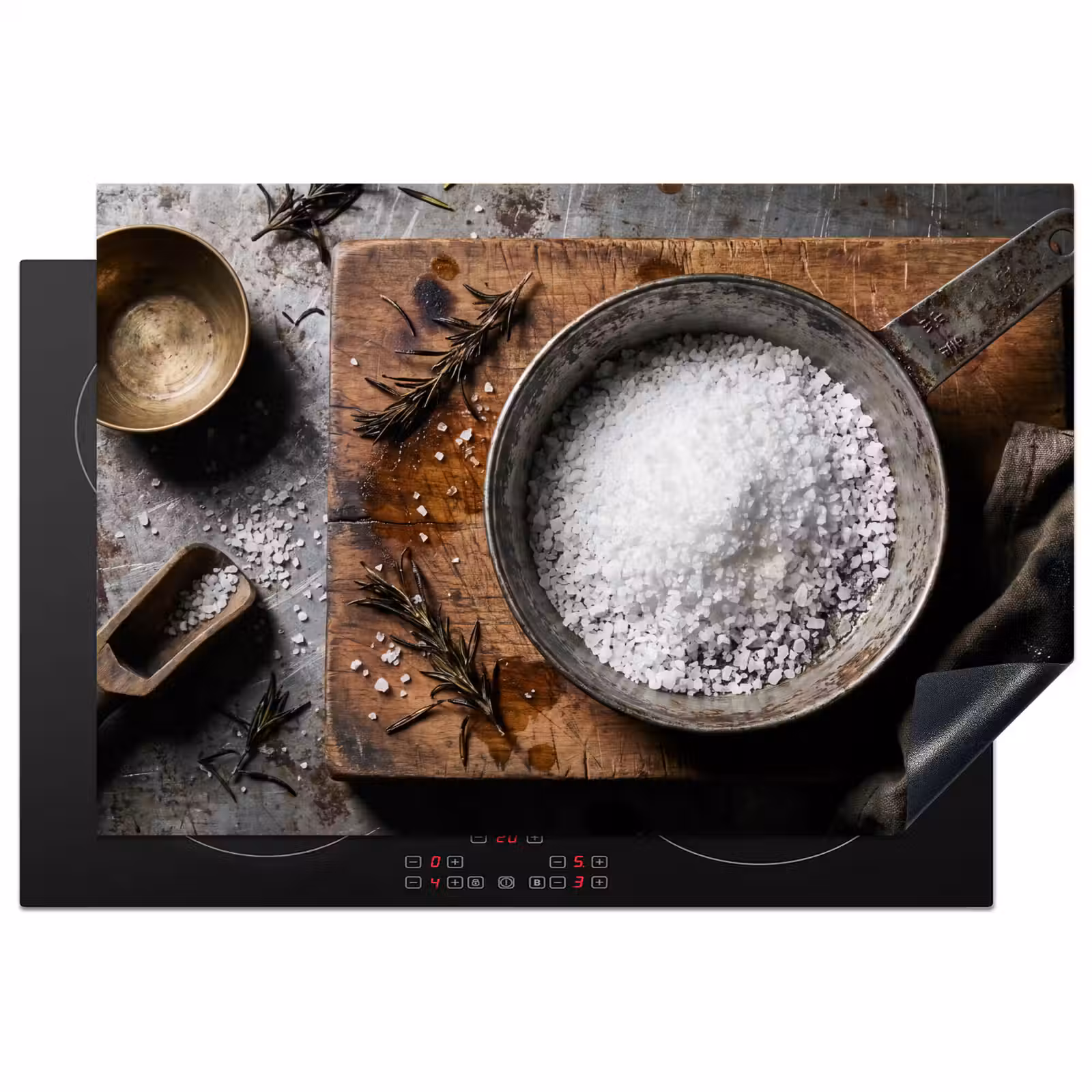 Inductie beschermer - Zout - Keuken - Rustiek — 1