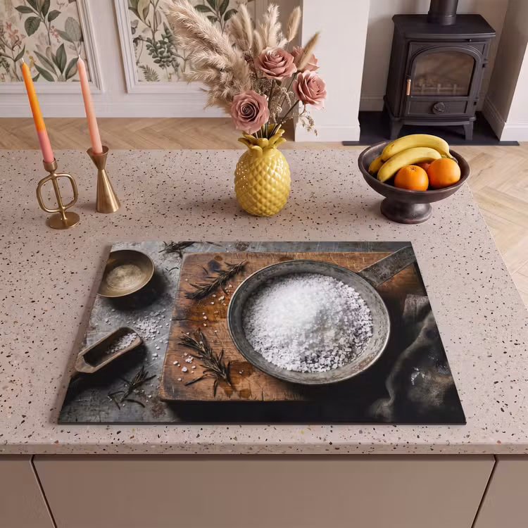 Inductie beschermer - Zout - Keuken - Rustiek — 2