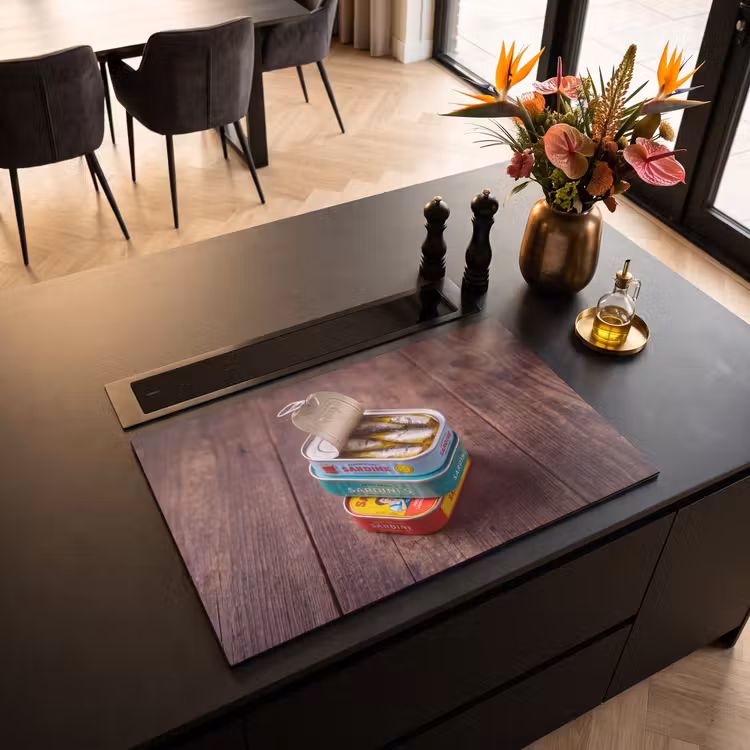 Inductie beschermer - Vis - Blikjes - Keuken — 5