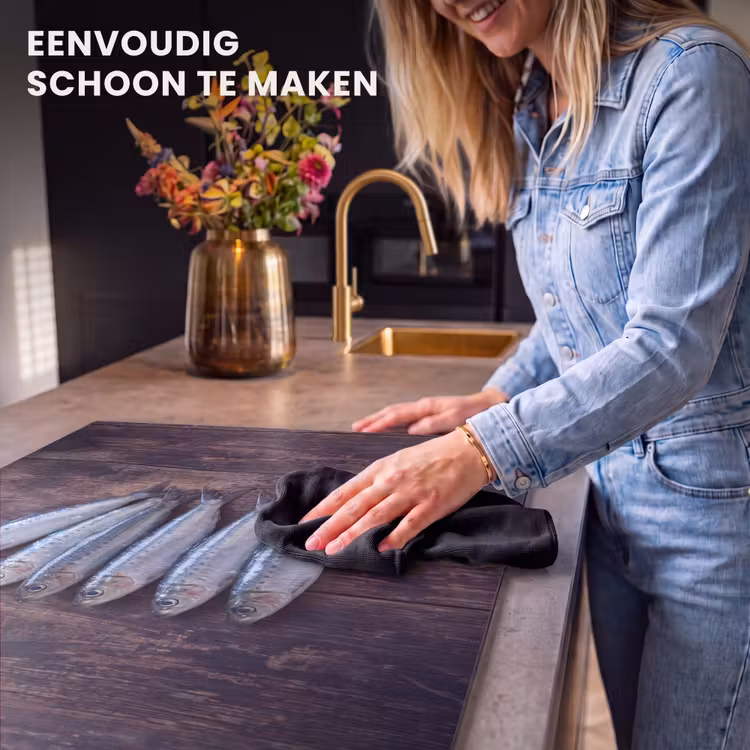 Inductie beschermer - Vis - Hout - Eten — 6