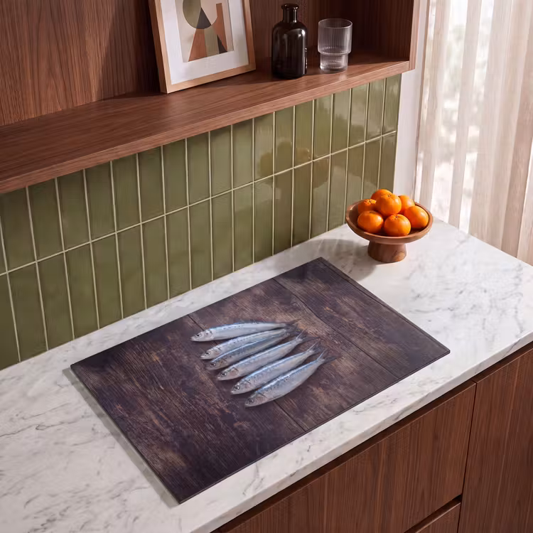 Inductie beschermer - Vis - Hout - Eten — 8