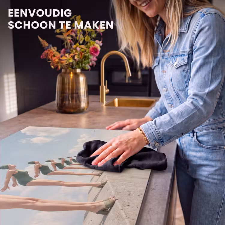 Inductie beschermer - Vrouwen - Duikhouding - Wolken — 6