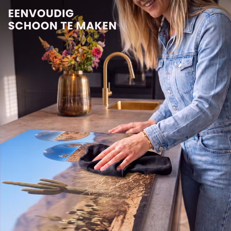 Inductie beschermer - Woestijn - Spiegelbal - Kunst — 6