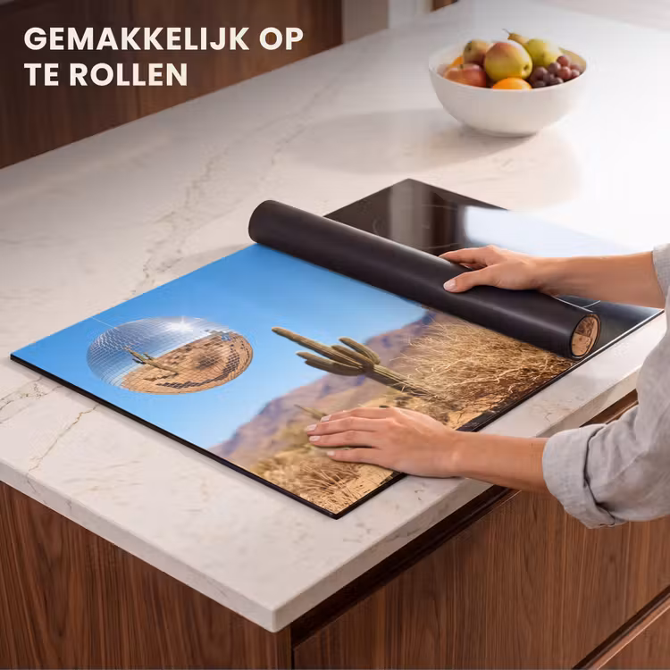 Inductie beschermer - Woestijn - Spiegelbal - Kunst — 7