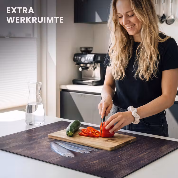 Inductie beschermer - Vis - Hout - Eten — 4