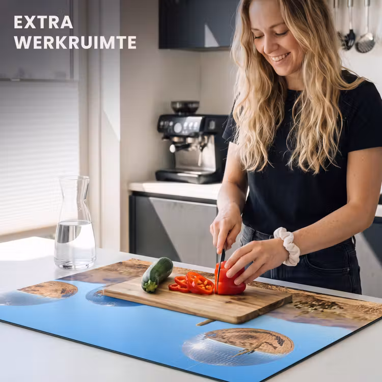Inductie beschermer - Woestijn - Spiegelbal - Kunst — 4