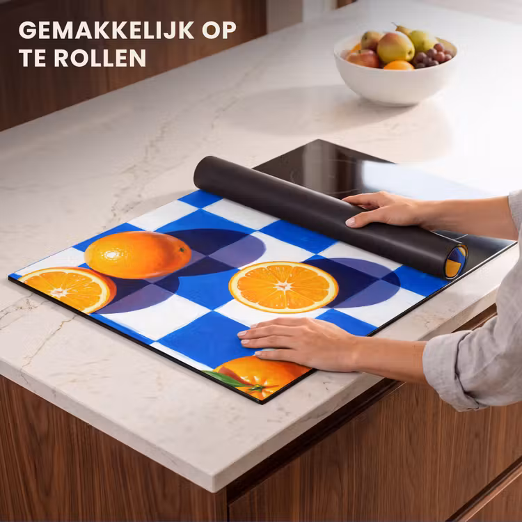 Inductie beschermer - Sinaasappel - Geruit - Eten — 7