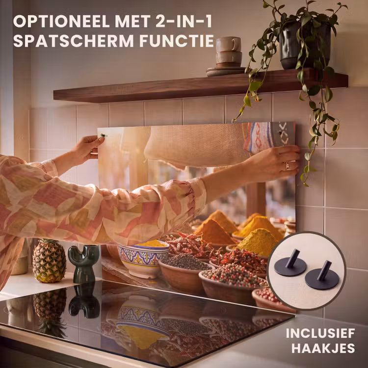 Inductie beschermer - Specerijen - Markt - Kleurrijk — 10