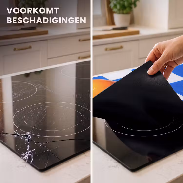 Inductie beschermer - Sinaasappel - Geruit - Eten — 3