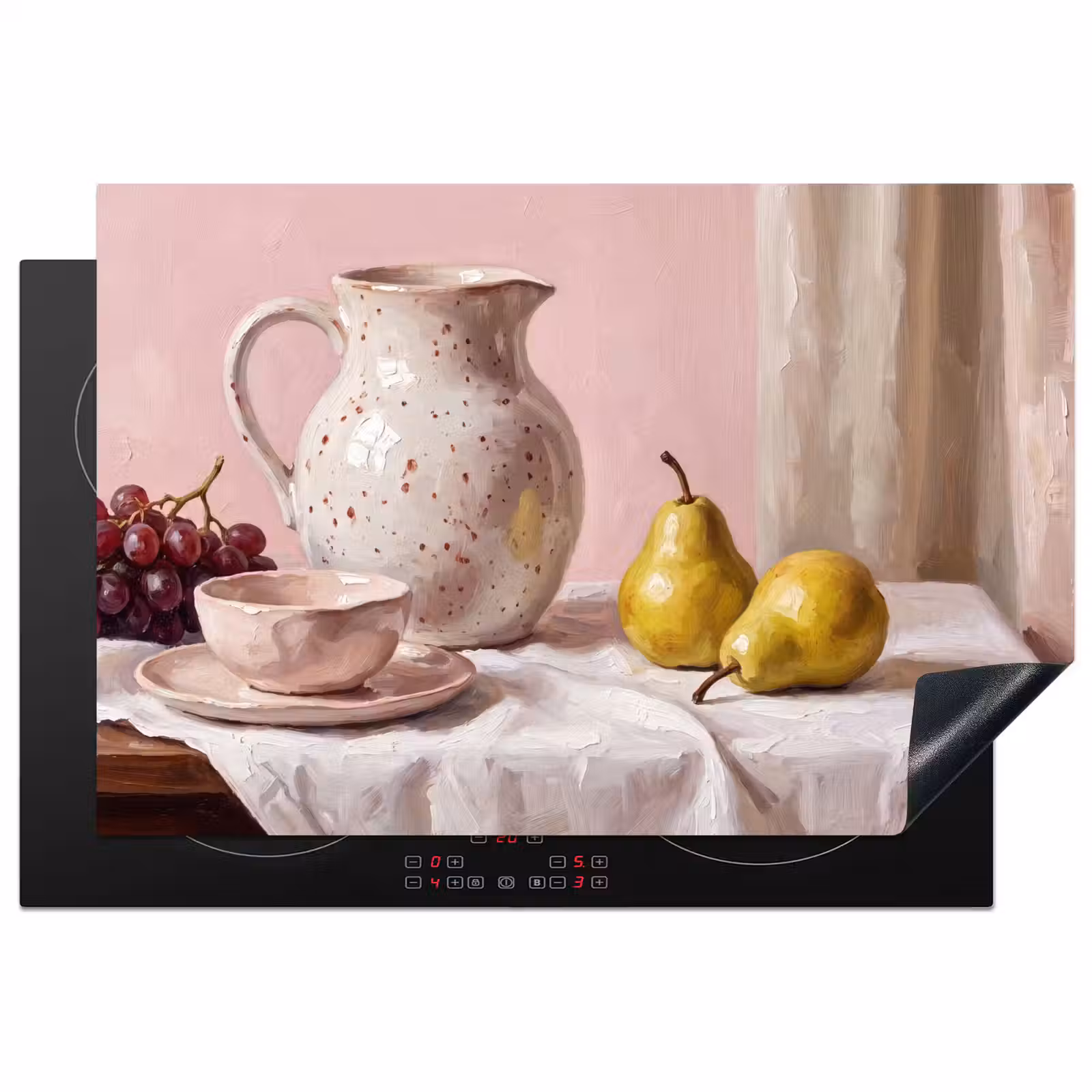 Inductie beschermer - Stilleven - Fruit - Roze — 1