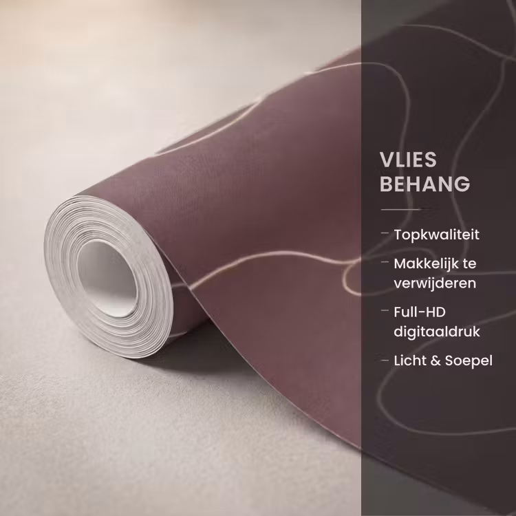 Behang - Abstract - Modern - Bruin — 3