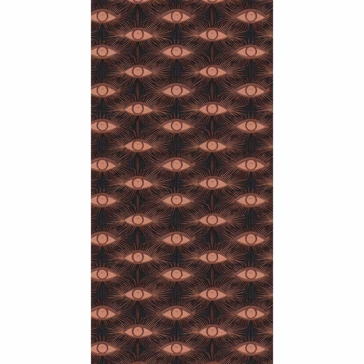Behang - Boheems - Oog - Bruin — 2
