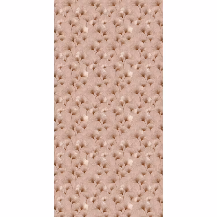 Behang - Ginkgo - Patroon - Roze — 2