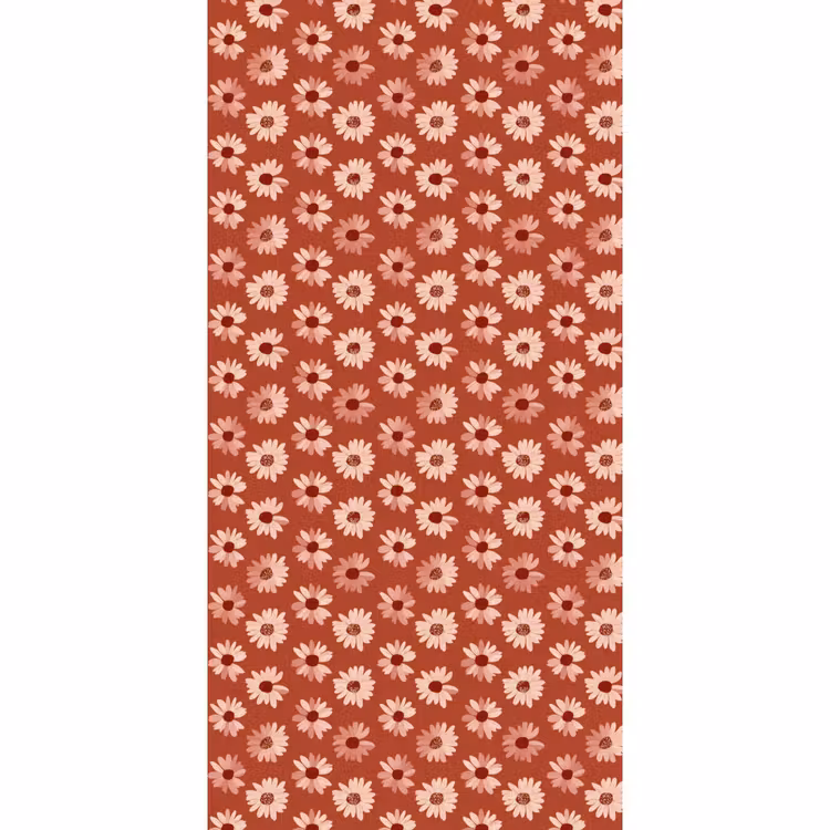 Behang - Madelief - Retro - Terracotta β 2