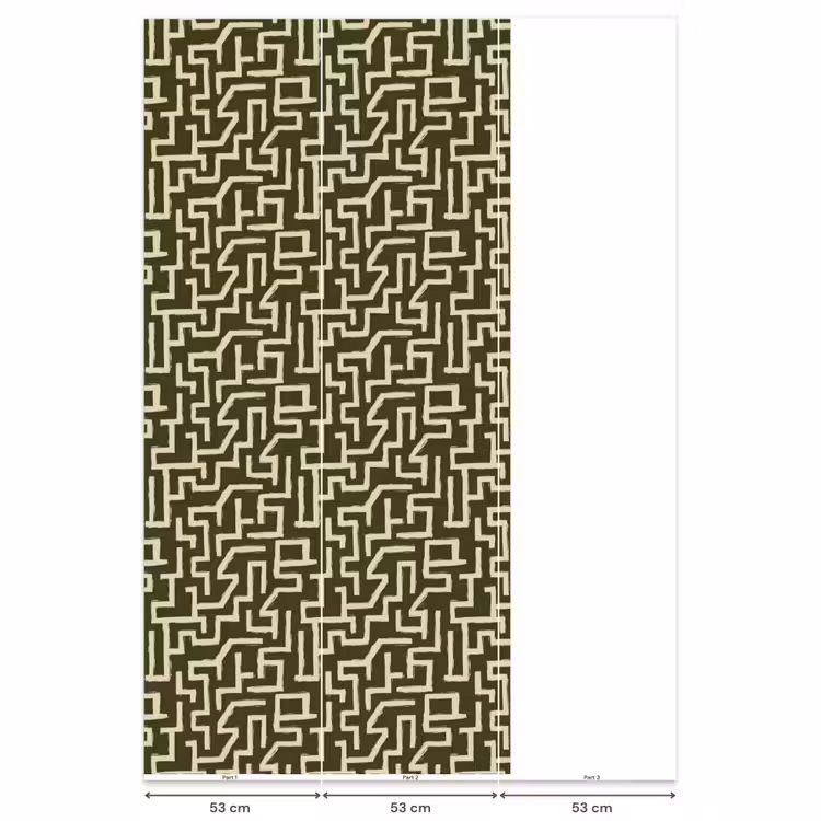 Behang - Abstract - Lijnen - Groen — 6