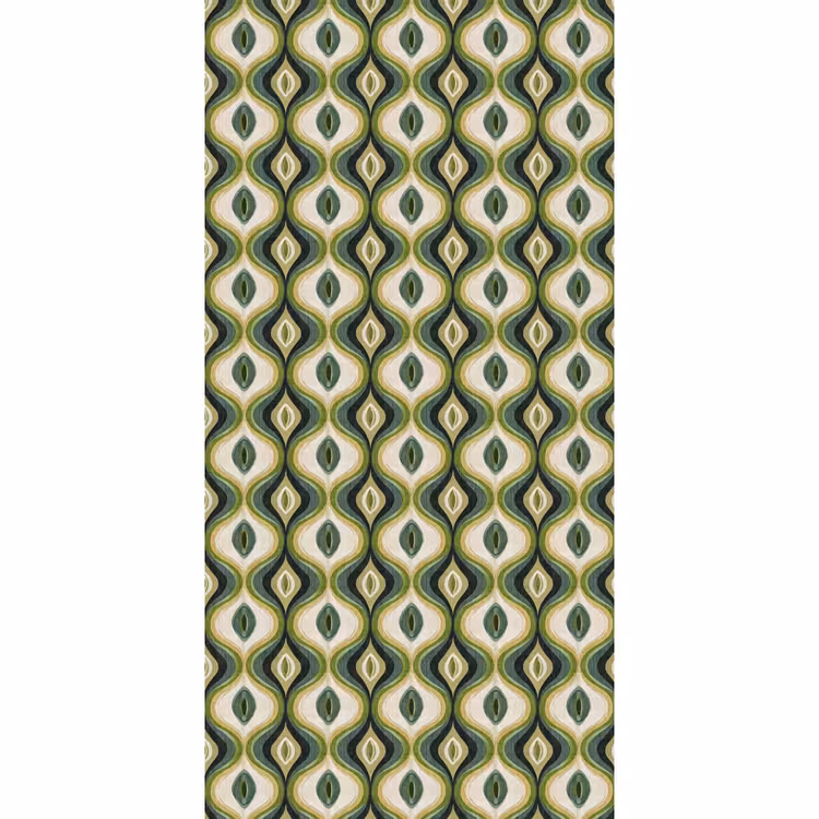 Behang - Abstract - Ritmisch - Groen — 2